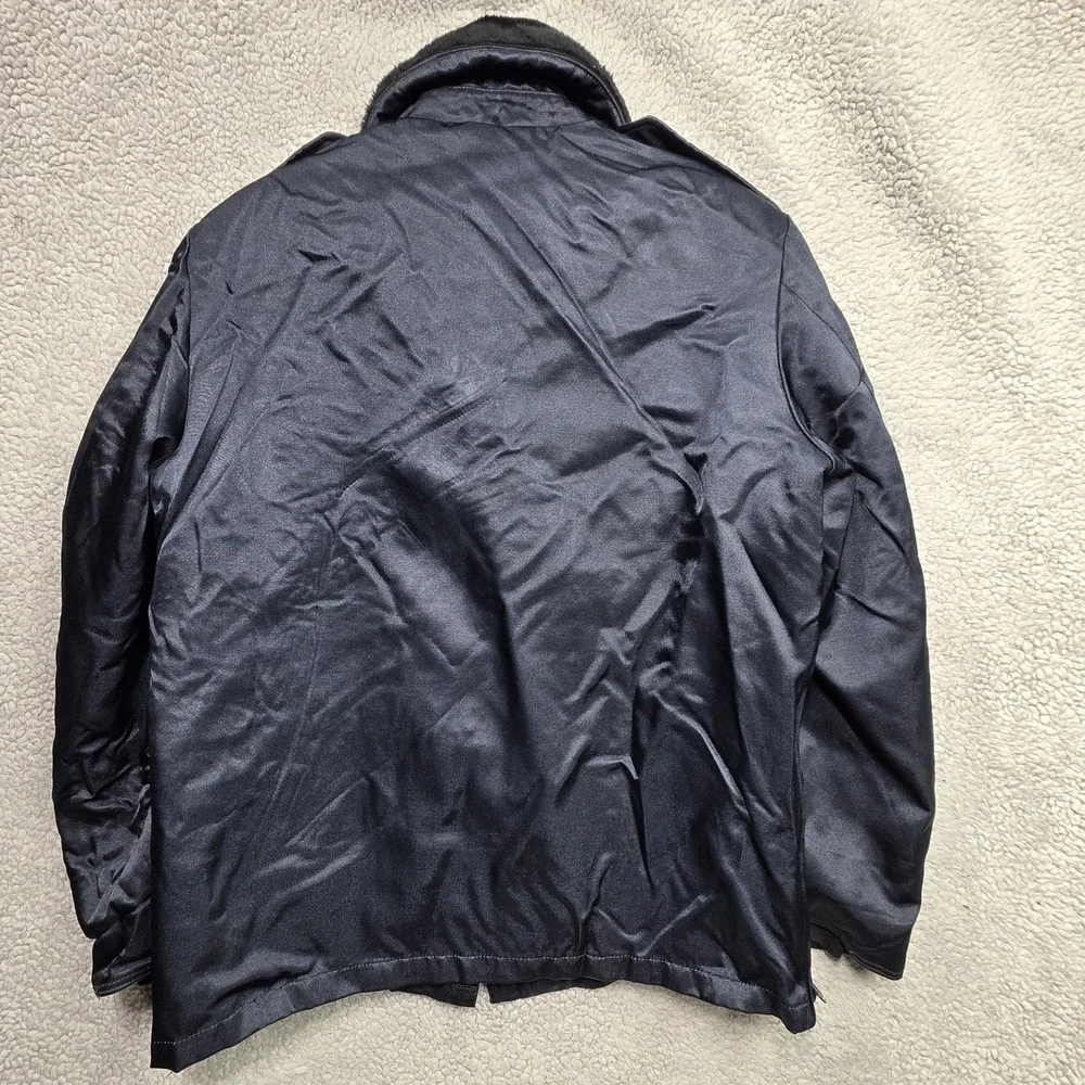 Vintage Blauer Police/ Guard Jacket Men's Size‎ 44L Blue Full Zip Insulated